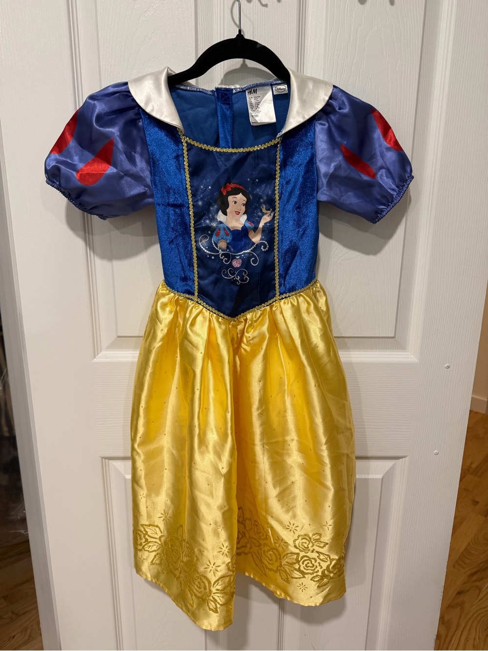 Disney Snow White Girls' Yellow and Blue Costume Dress
